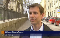 Göran Gustafsson, VD, HemQ.se ROTavdrag på SVT